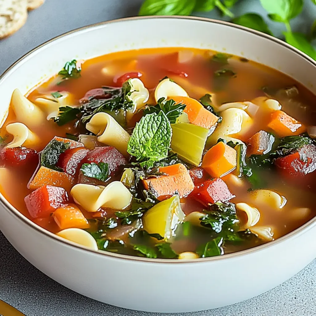Winter Minestrone Soup (Packed with Veggies)