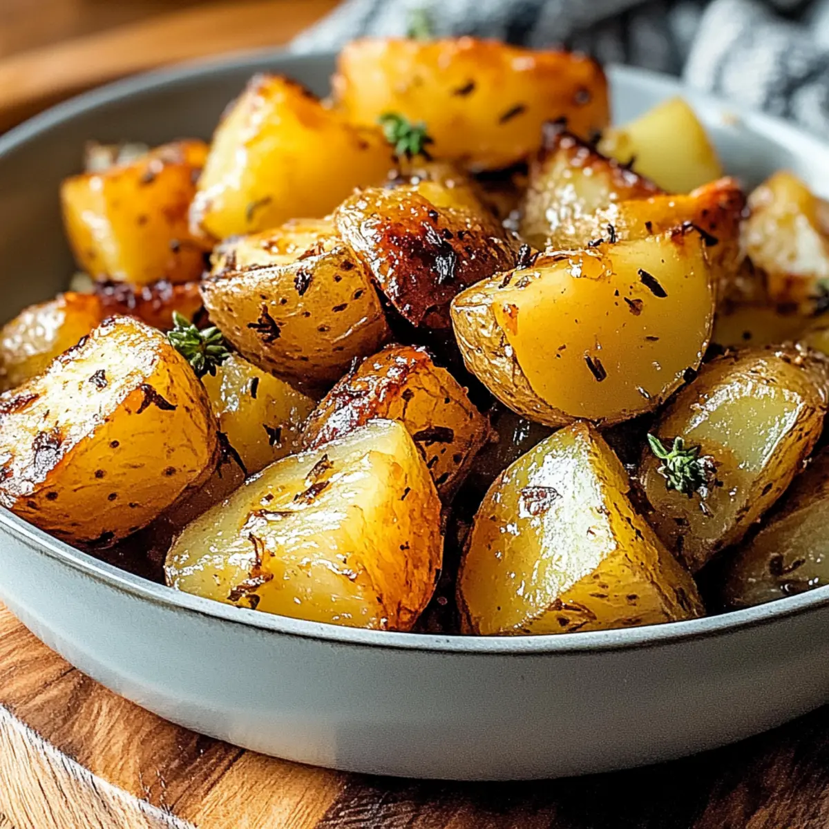Honey Mustard Roasted Potatoes