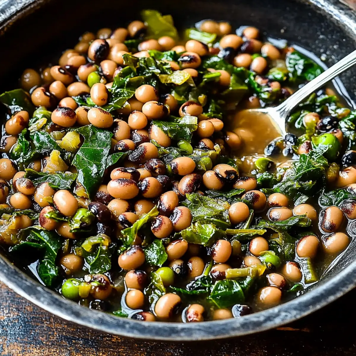 Smoky Collard Black-Eyed Peas