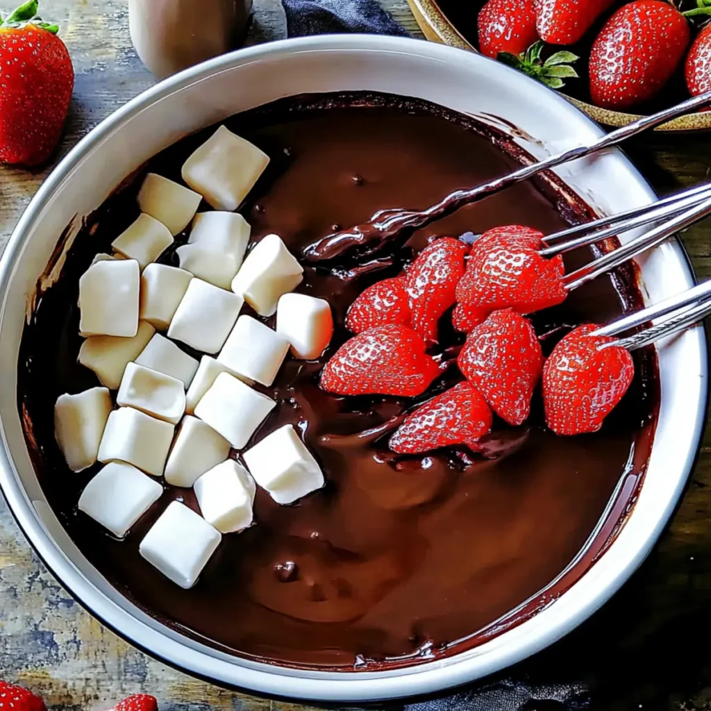 Crock Pot Chocolate Fondue