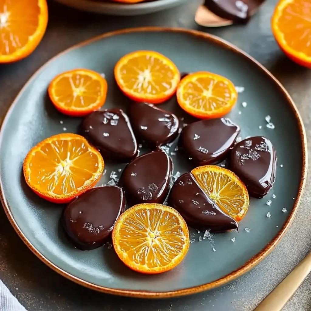 Chocolate-Dipped Candied Oranges