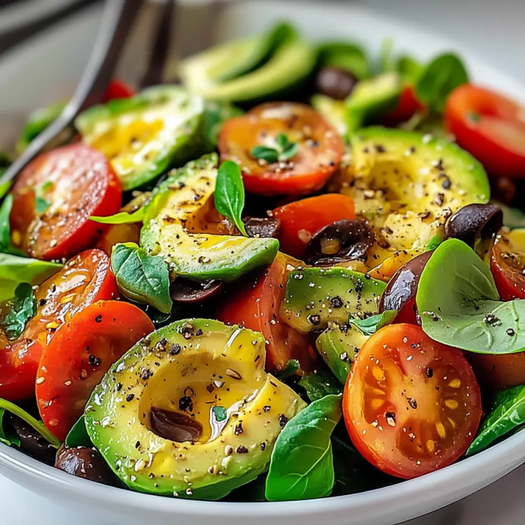 Mediterranean Avocado Salad