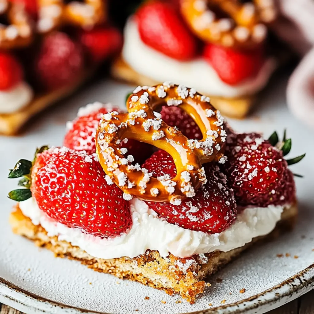 Salted Pretzel Strawberries