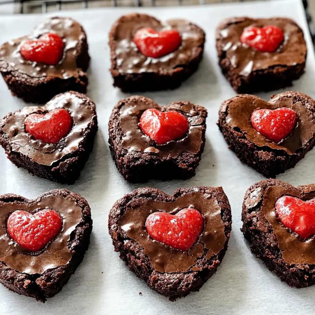 Heart-Shaped Brownies