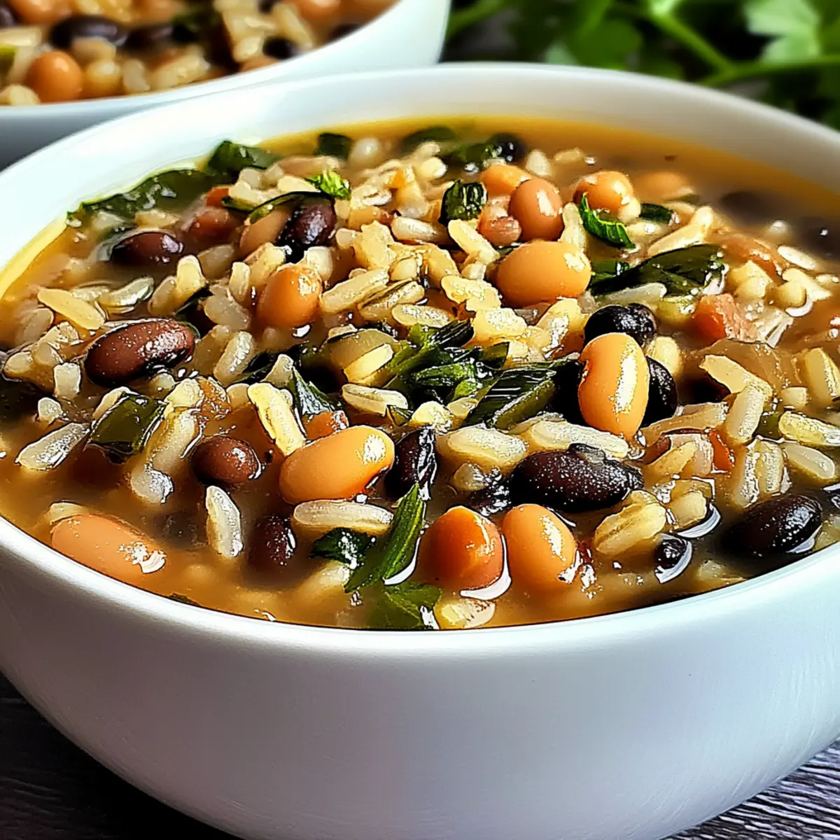 Black Eyed Peas and Rice One Pot
