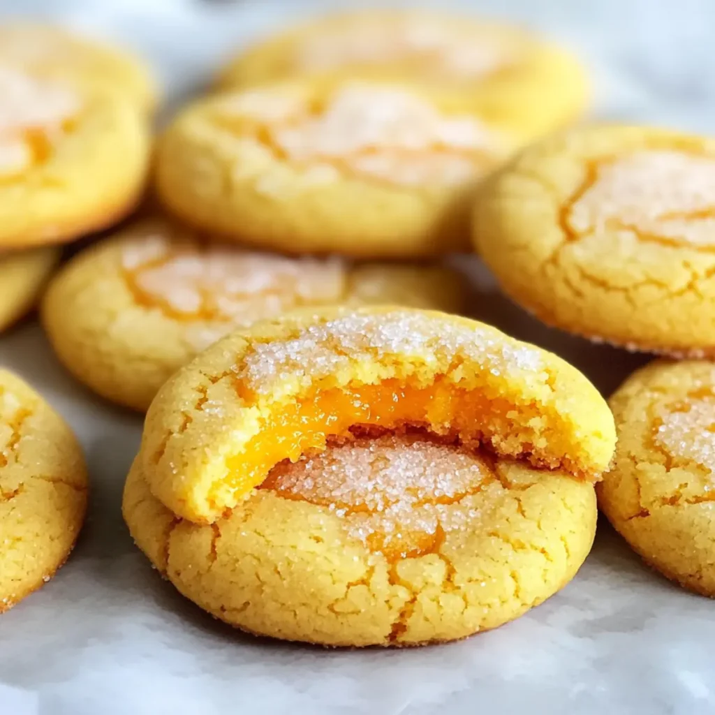 Soft Orange Sugar Cookies