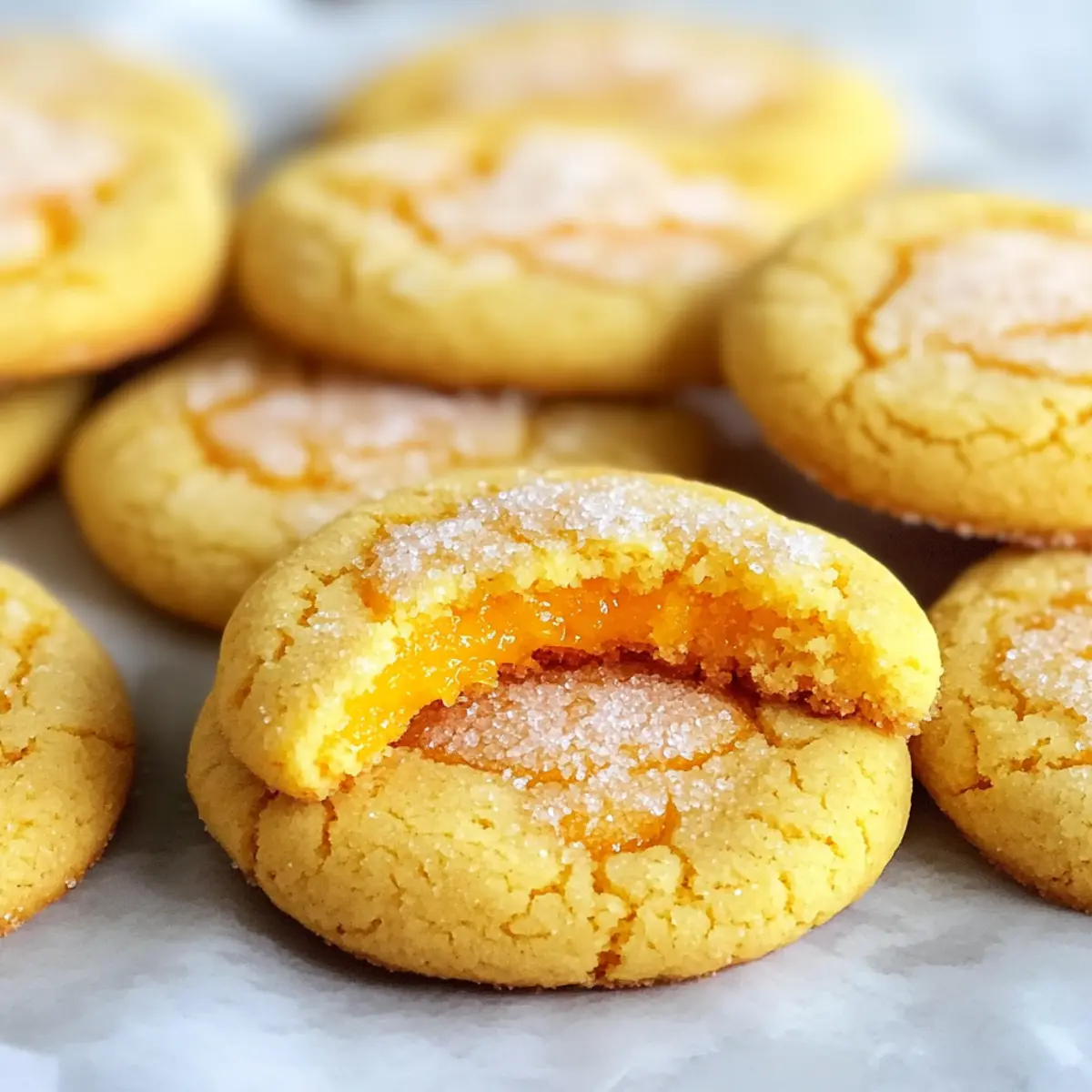 Soft Orange Sugar Cookies