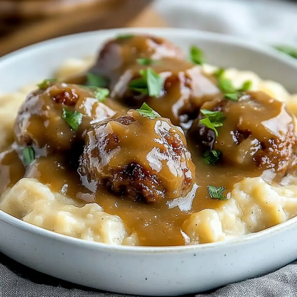 Meatballs and Gravy