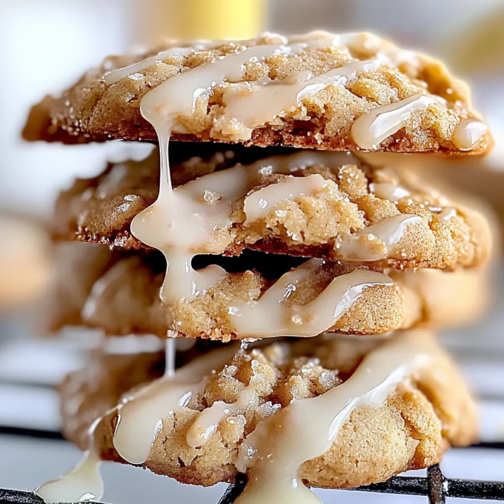 White Chicken Dipped Chewy Maple Cookies