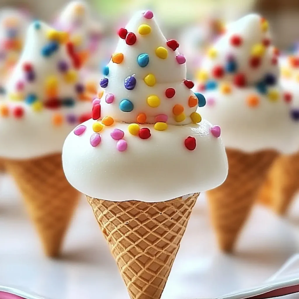 Ice Cream Cone Cake Pops