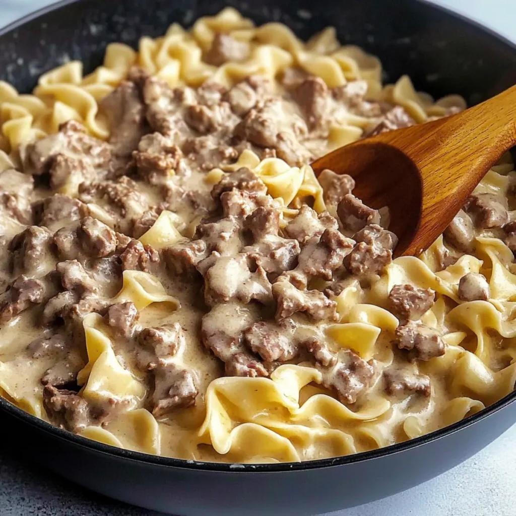 Lazy Beef Stroganoff