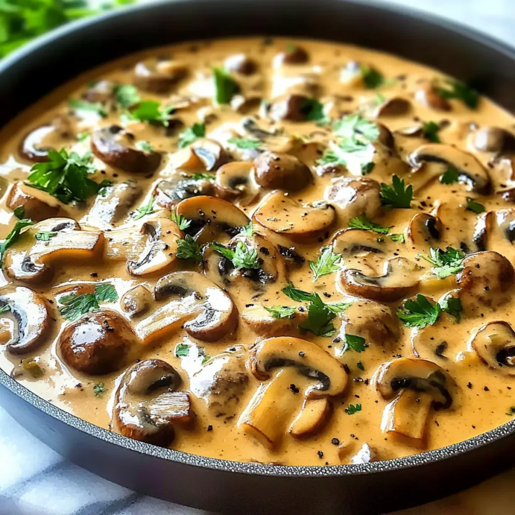 Mushroom Stroganoff