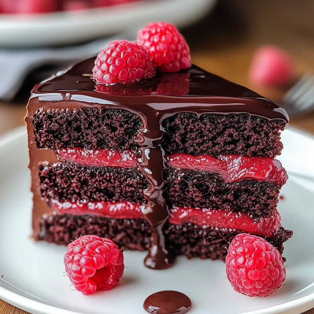 Chocolate Raspberry Cake