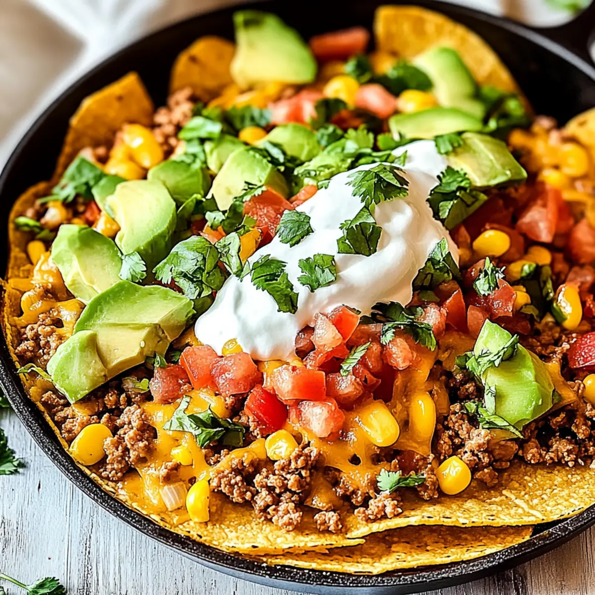 Ground Beef Taco Skillet