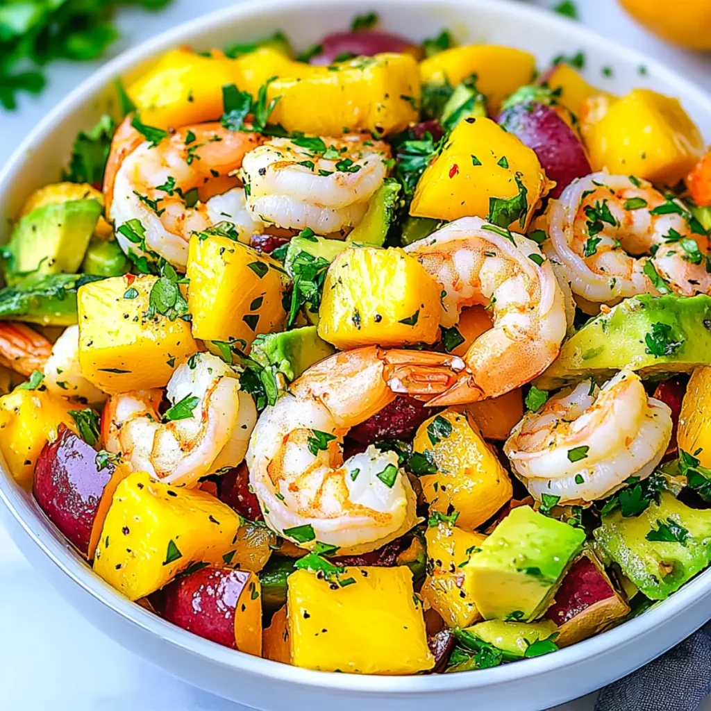 Mango Avocado Shrimp Salad