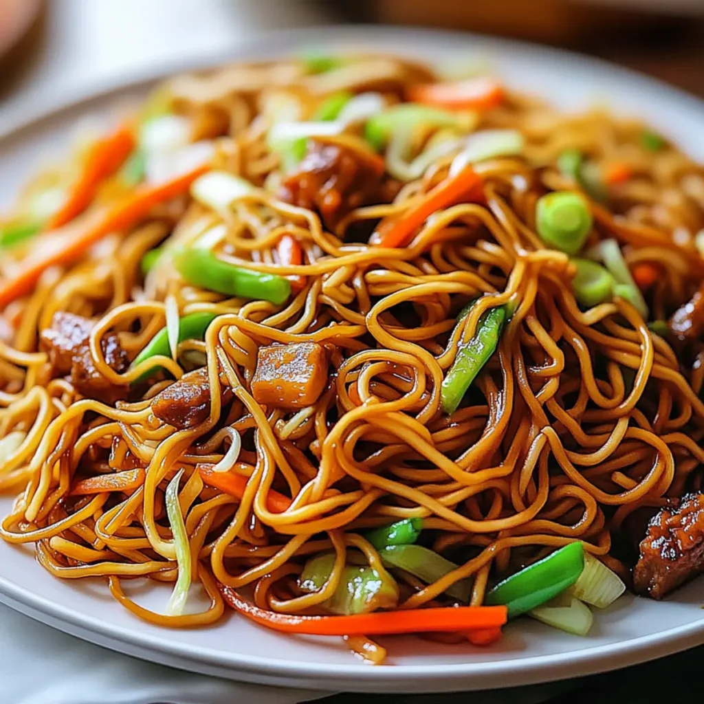 Quick & Tasty Chow Mein