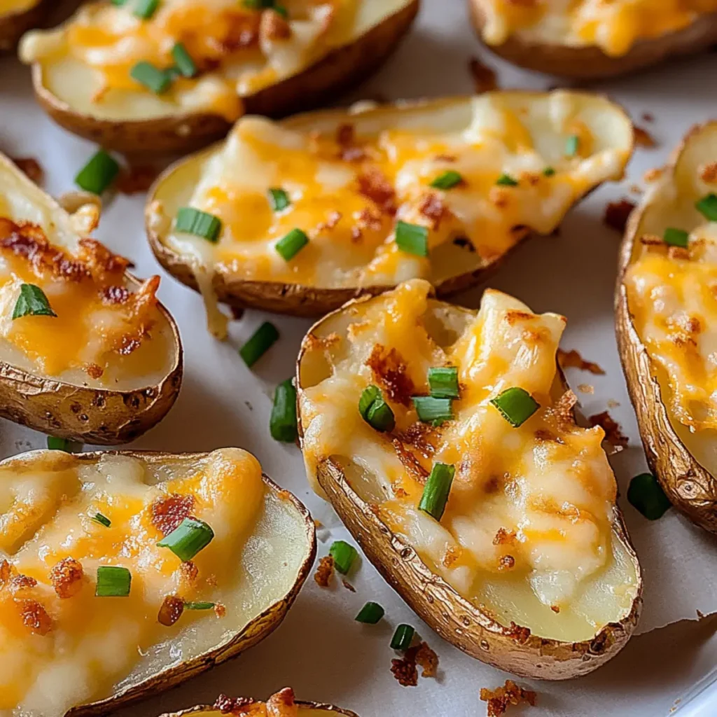 Cheesy Potato Skins Delight