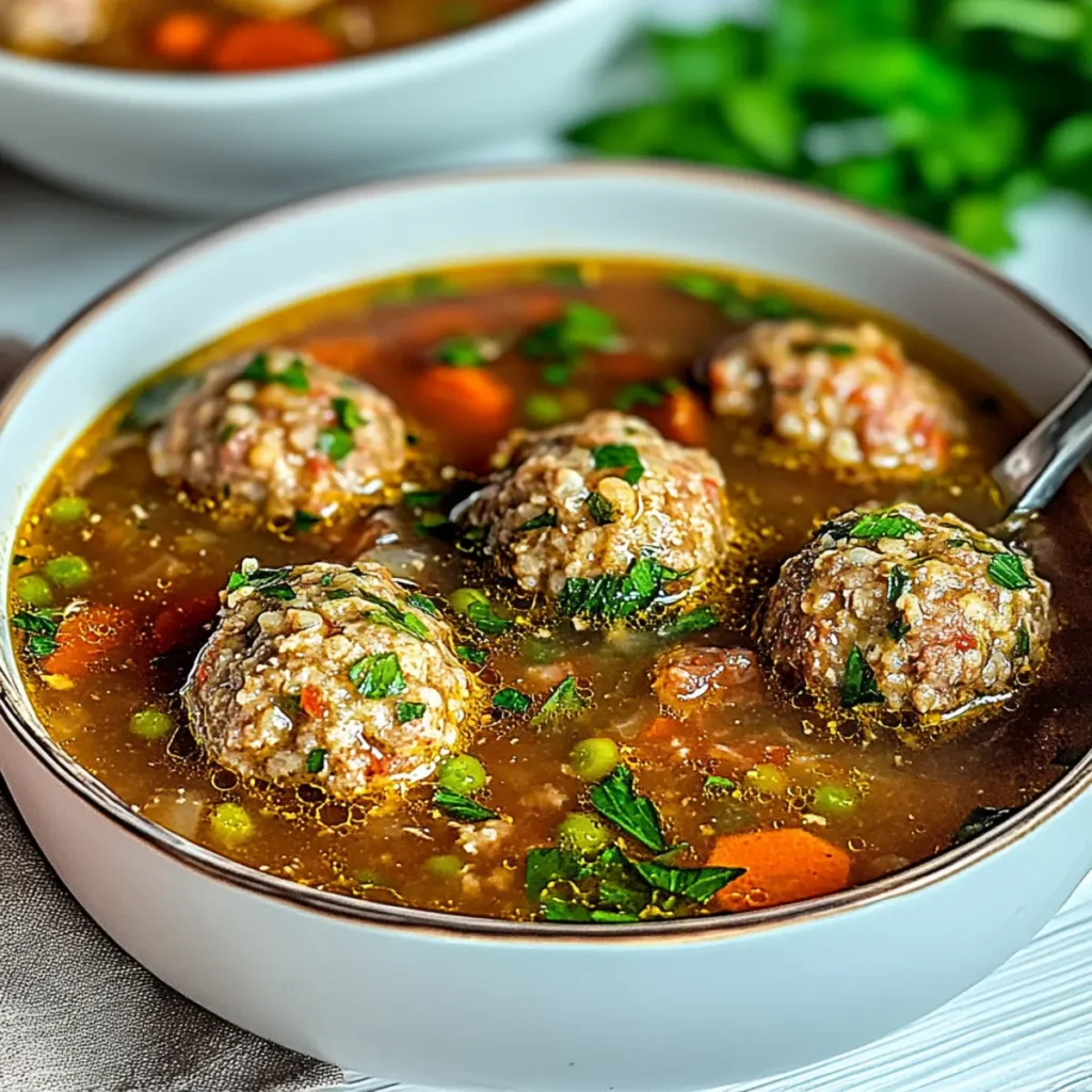 Meatball Soup