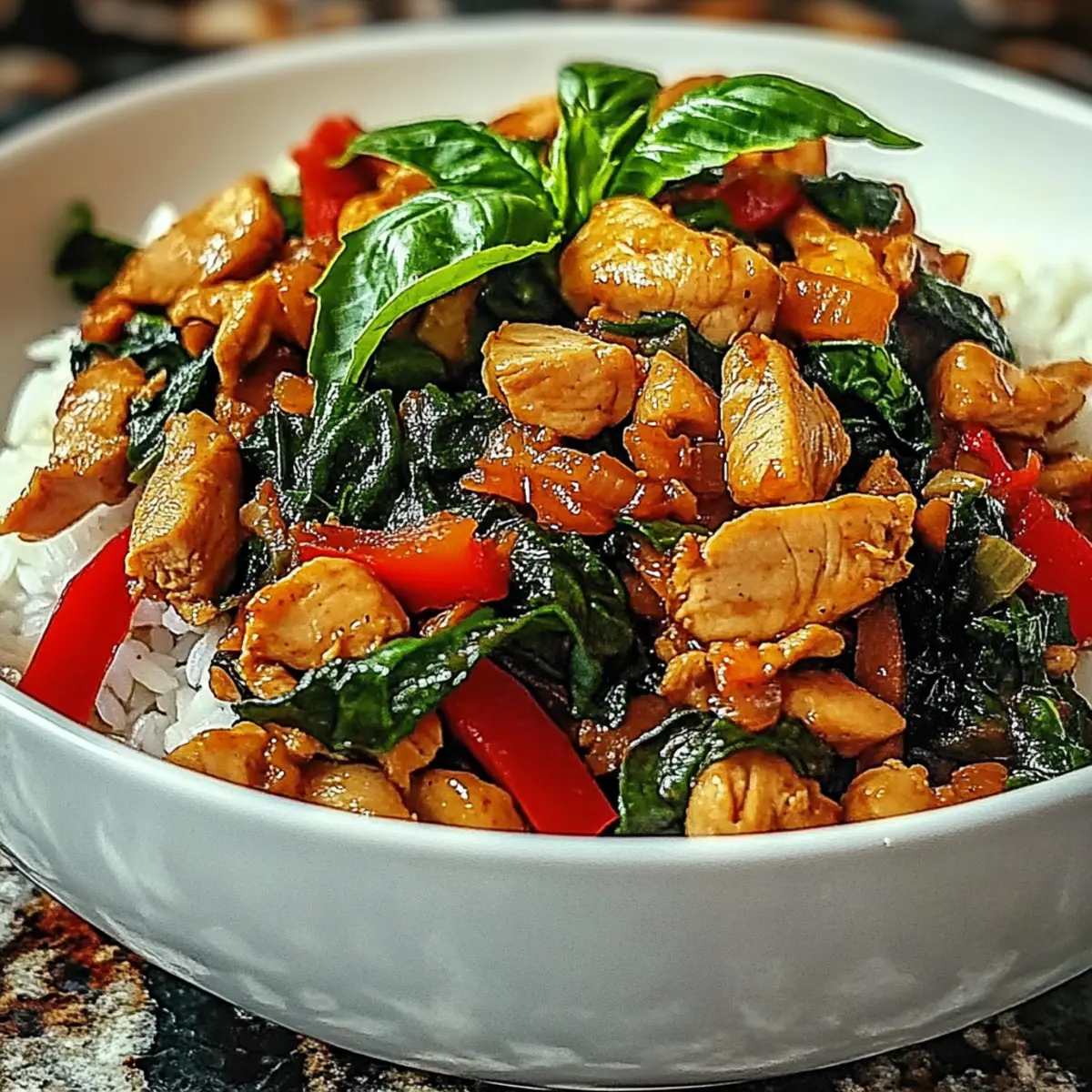 Thai Basil Turkey Stir Fry