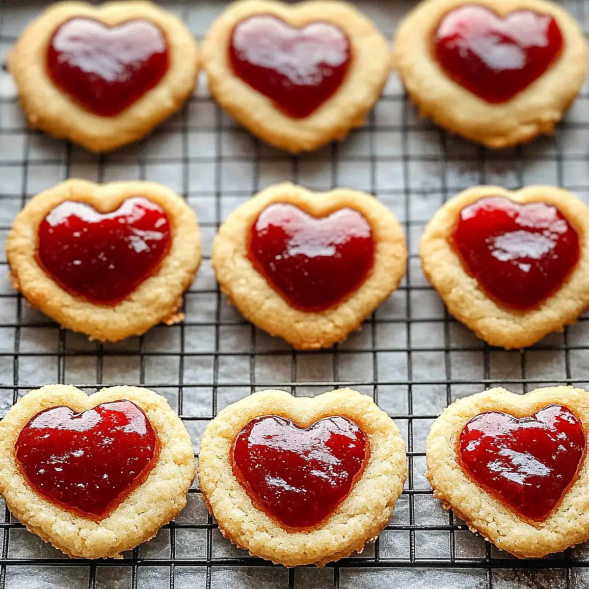 Jam Heart Cookies