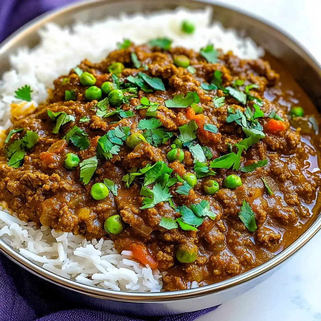 Ground Beef Keema Curry