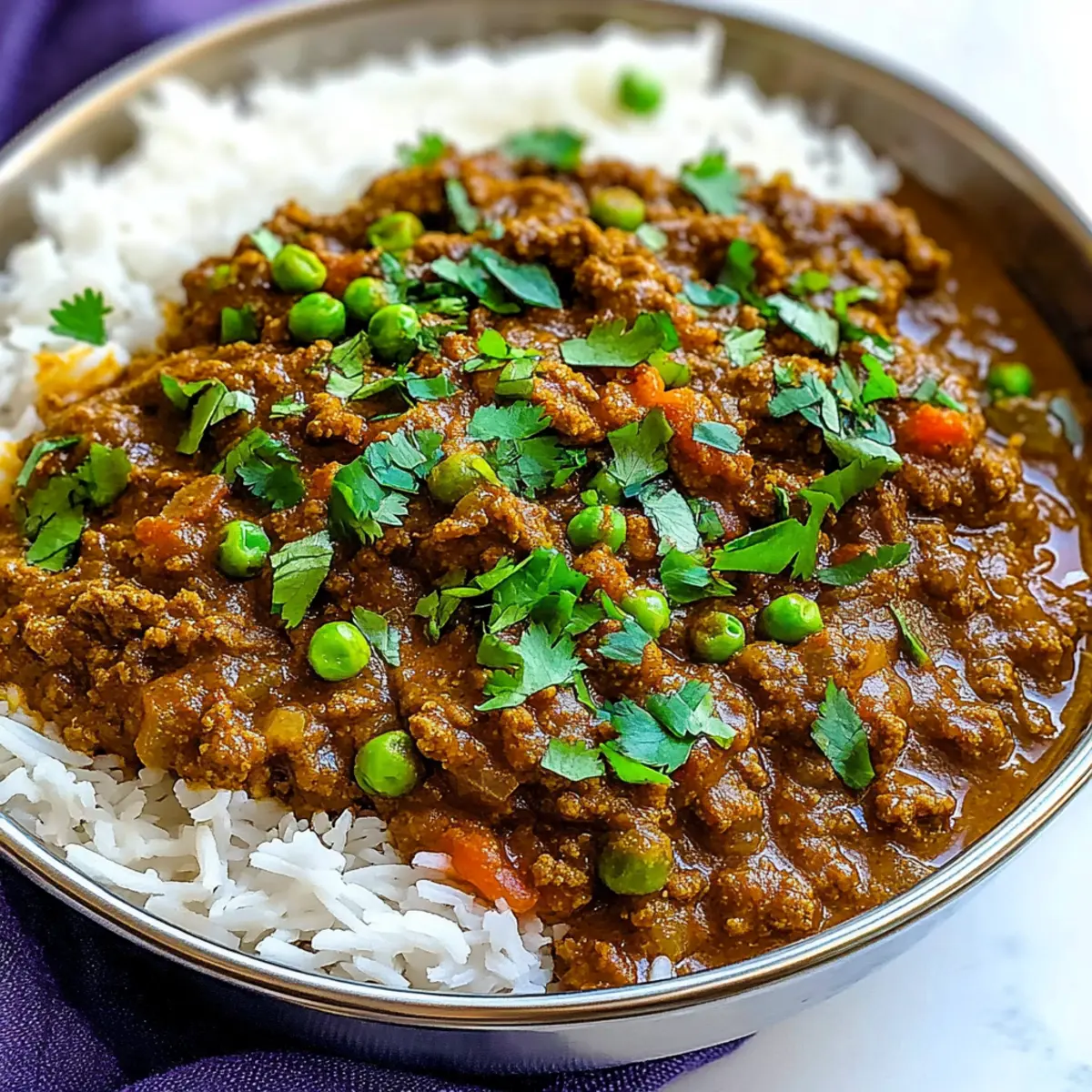 Ground Beef Keema Curry