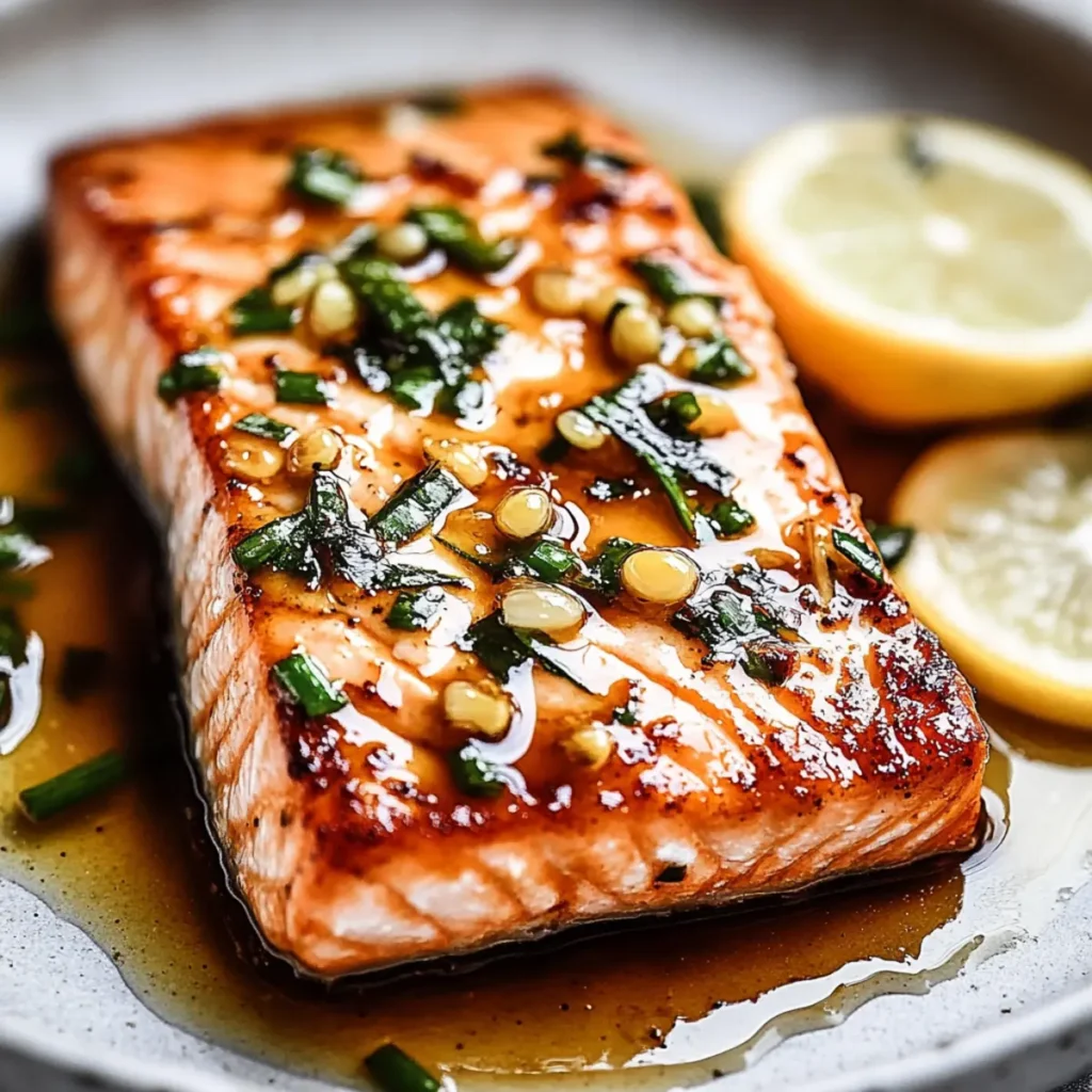 Crispy Honey Garlic Salmon