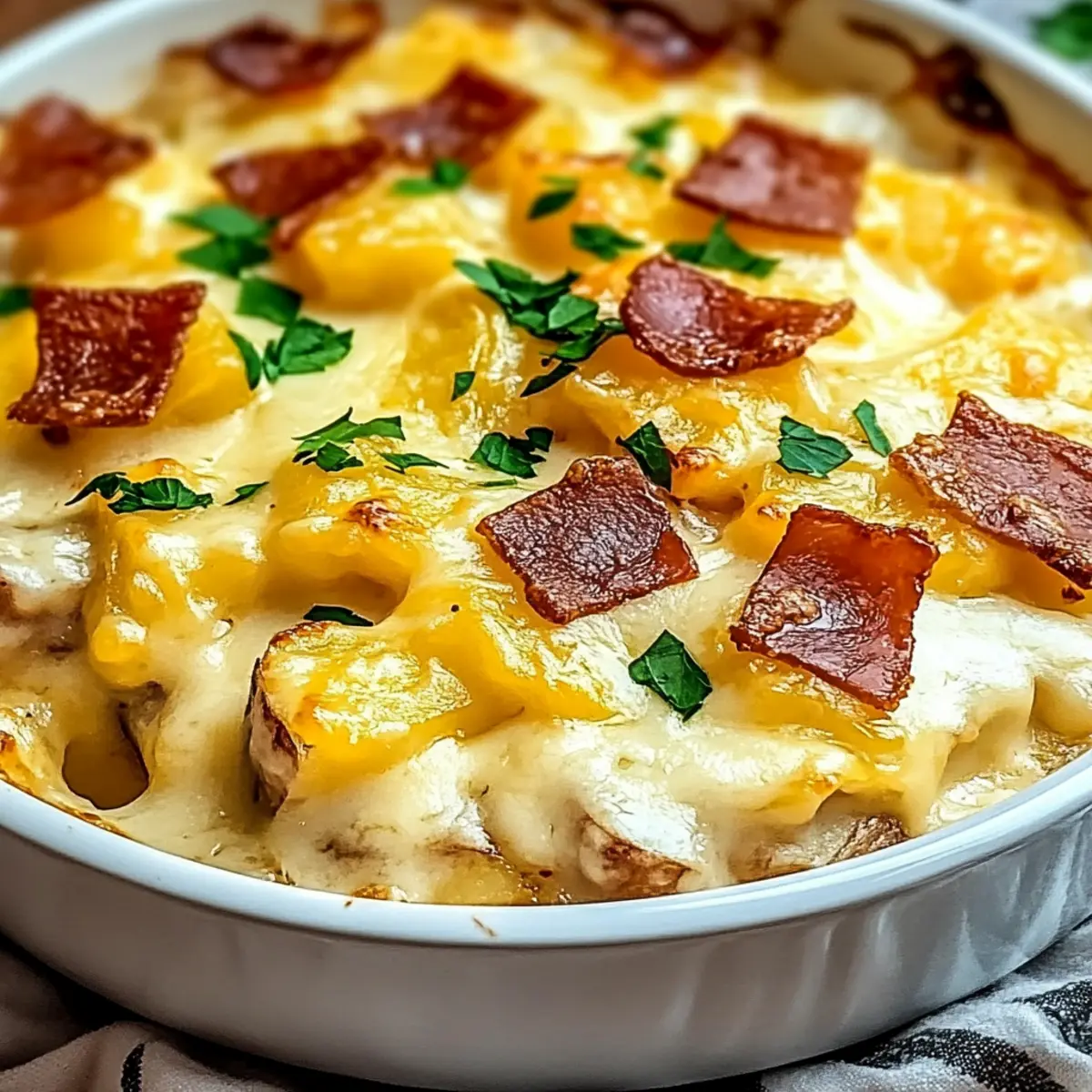 Cheesy Mississippi Mud Potatoes