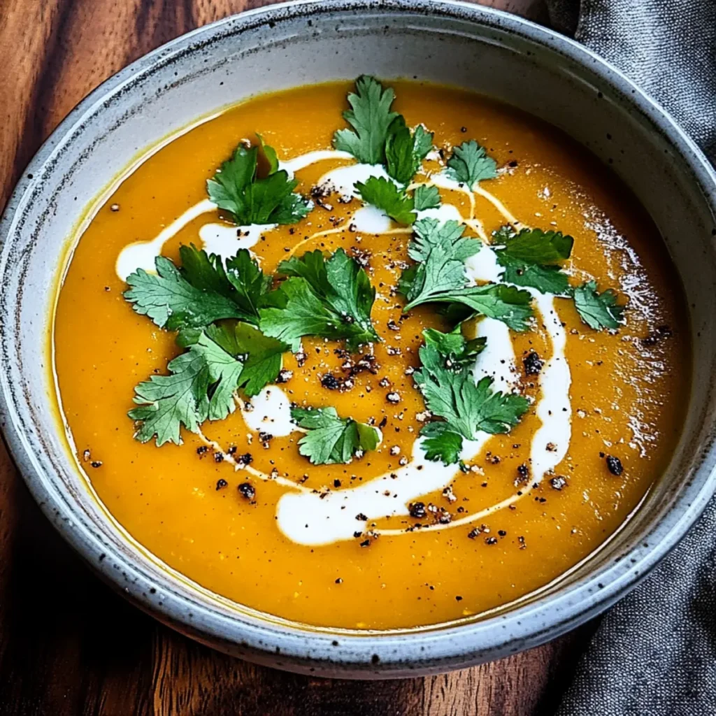Upgraded Carrot Ginger Soup