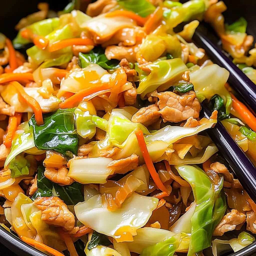 Asian Cabbage Stir Fry