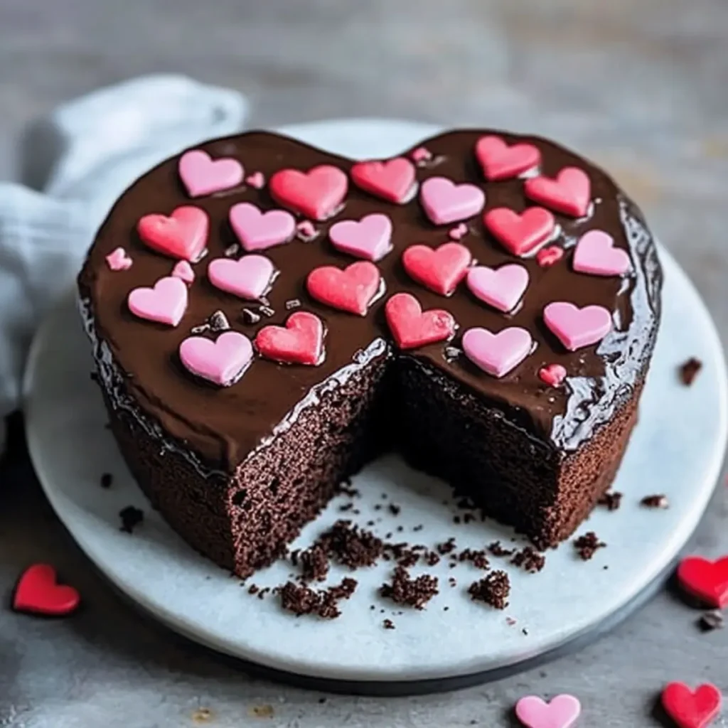 Valentine Chocolate Cake