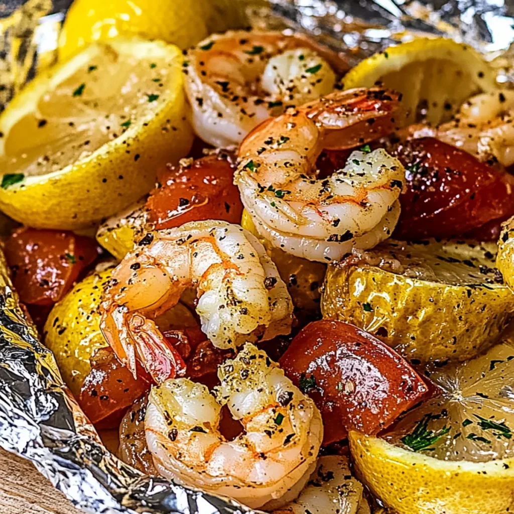 Easy Shrimp Boil Foil Packs