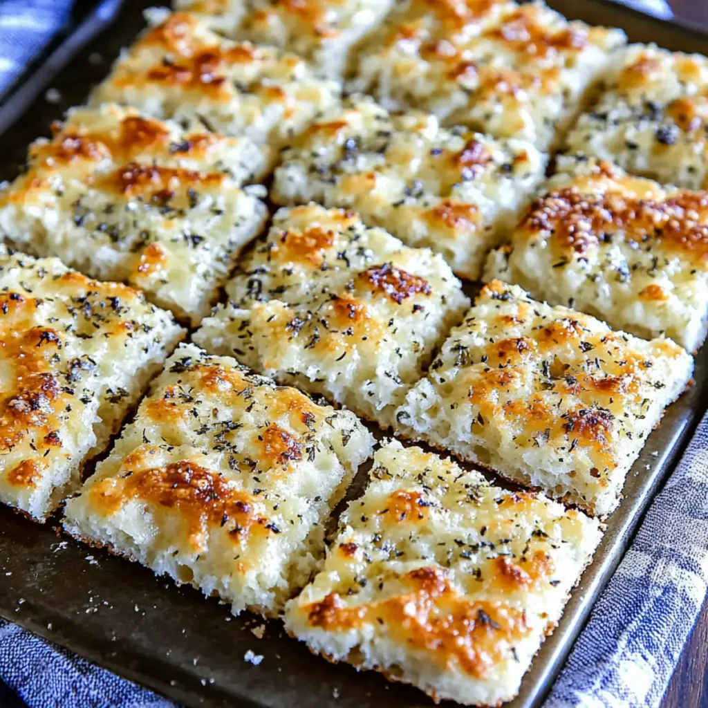 Garlic Parmesan Focaccia Bread