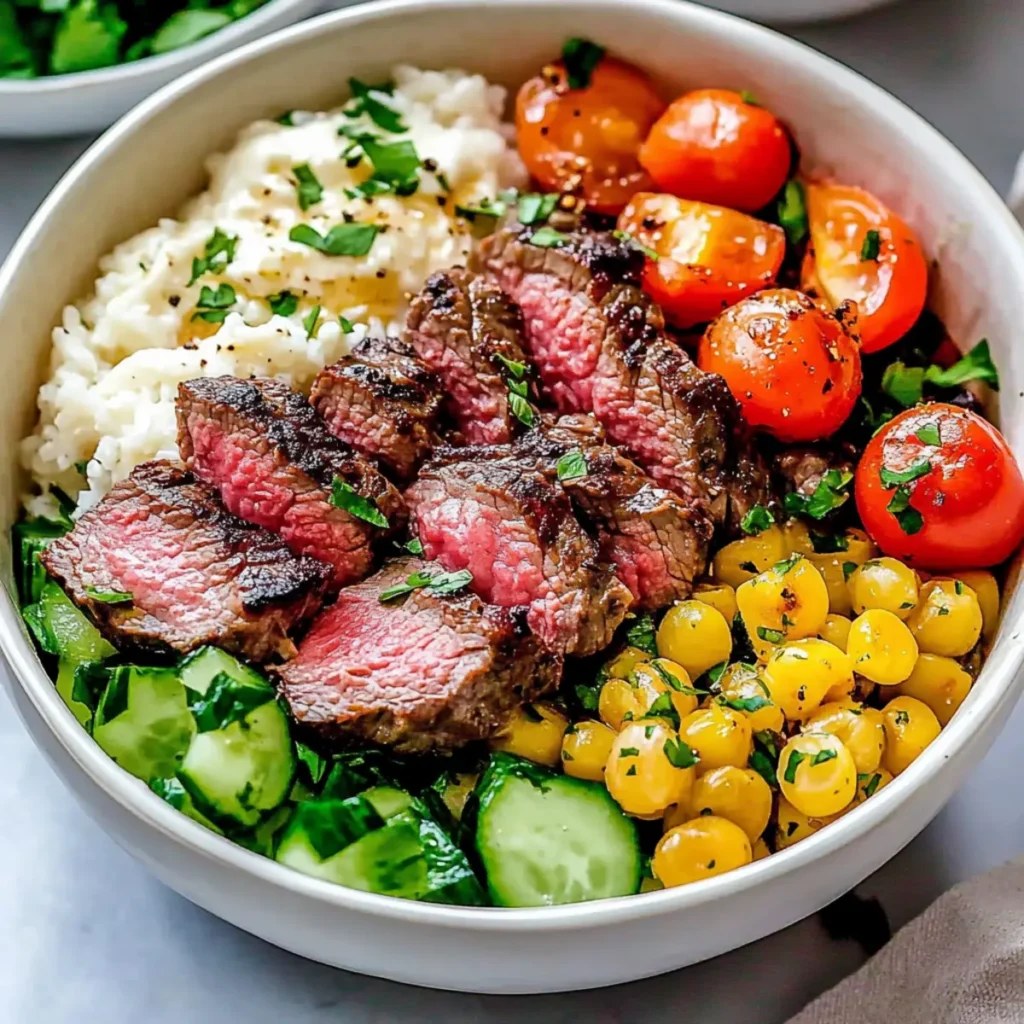 Mediterranean Steak Bowls