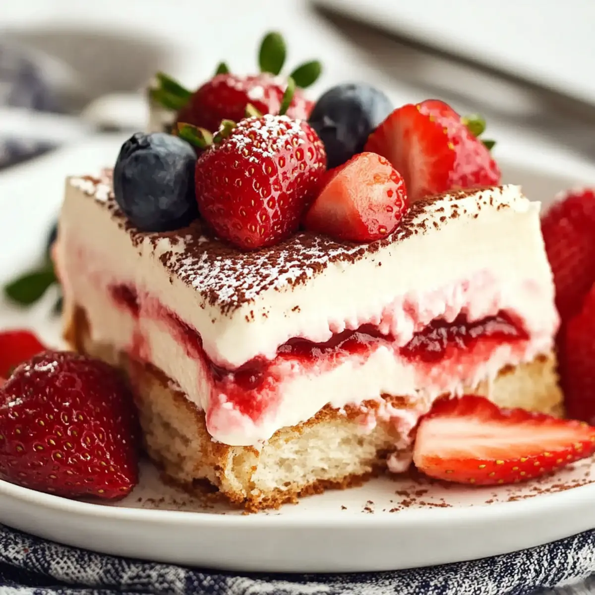 Strawberry Tiramisu