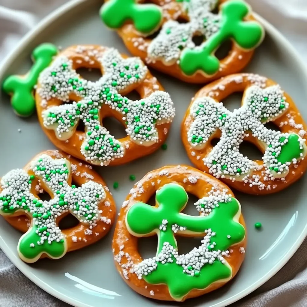 Shamrock Pretzels