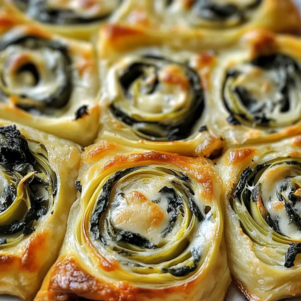 Spinach Artichoke Swirls